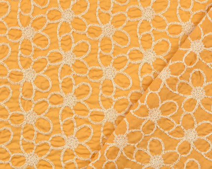Embroidery flowers (Coupon 0,9m)
