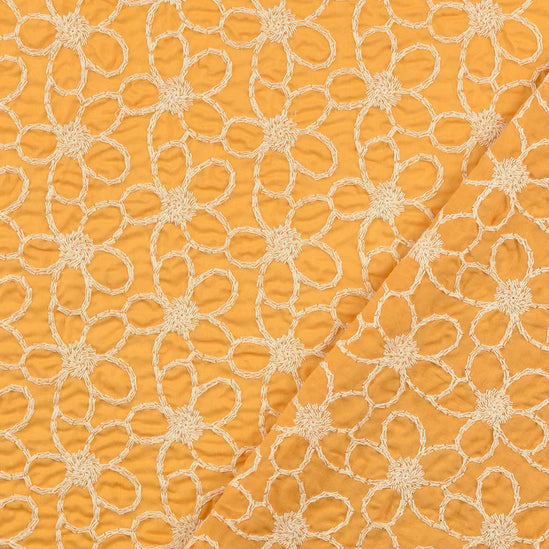 Embroidery flowers (Coupon 0,9m)