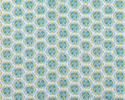 Cotton vintage green ornament (Coupon 2m)