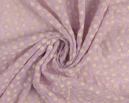 Cotton voile embroidery