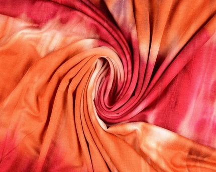 Viscose Jersey Batik Bordeaux