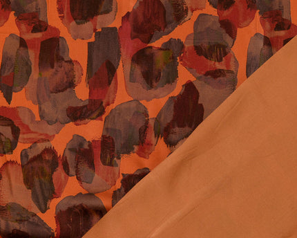 Digitally printed viscose