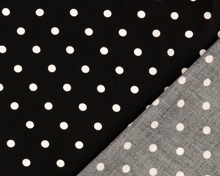 Viscose Poplin printed dots