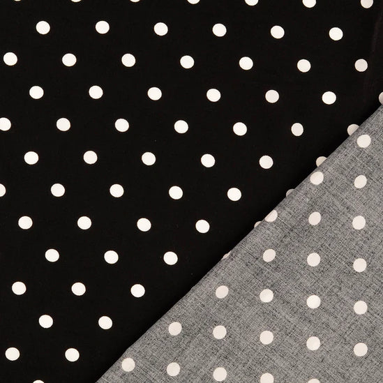 Viscose Poplin printed dots