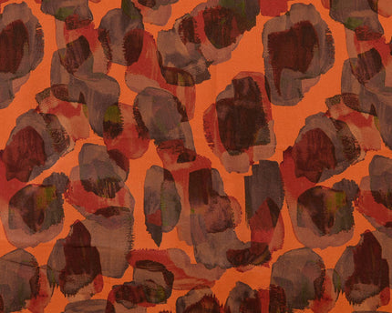 Digitally printed viscose