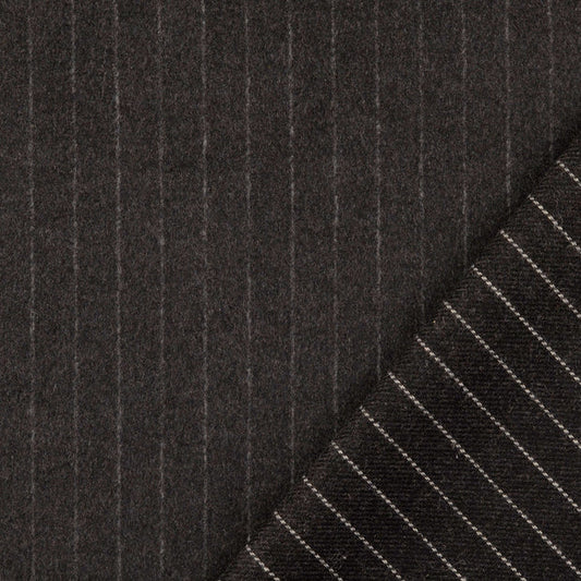 Wool stripe grey