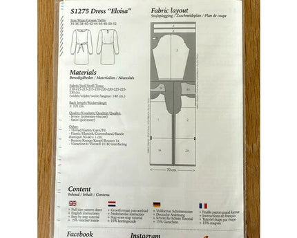 My Image S1275 Jurk “Eloisa” naaipatroon