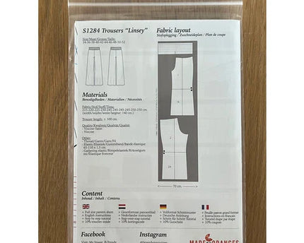 My Image S1284 Broek “Linsey” naaipatroon