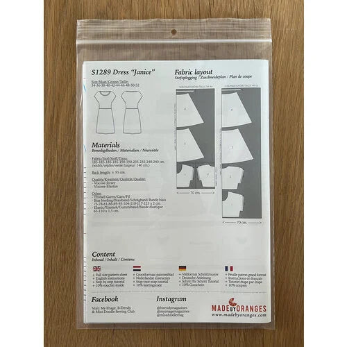 My Image S1289 Jurk “Janice” naaipatroon