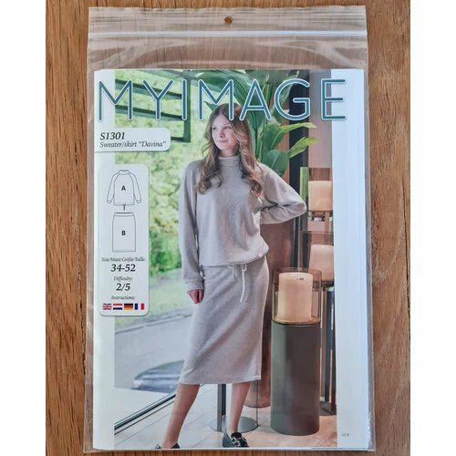 My Image S1301 Trui/Rok “Davina” naaipatroon