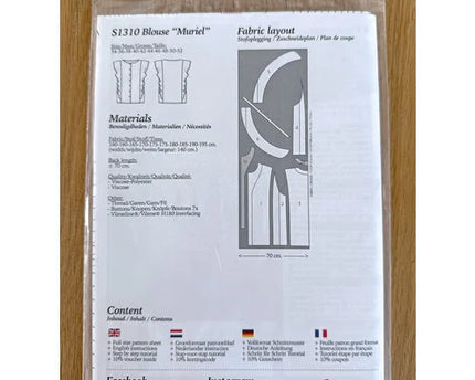 My Image S1310 Blouse “Muriel” naaipatroon