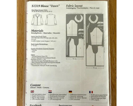 My Image S1319 Blouse “Dawn” naaipatroon