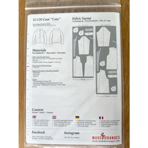 My Image S1120 Jas “Cato” naaipatroon