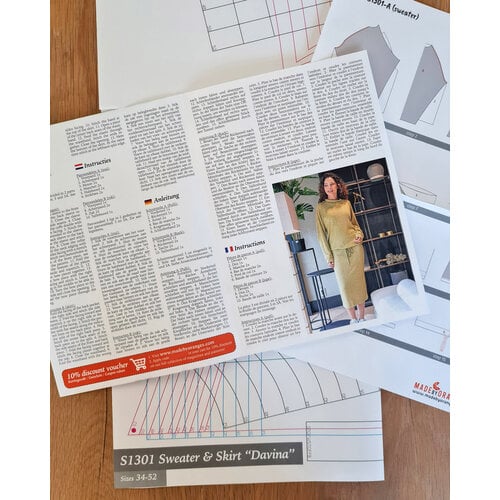 My Image S1301 Trui/Rok “Davina” naaipatroon
