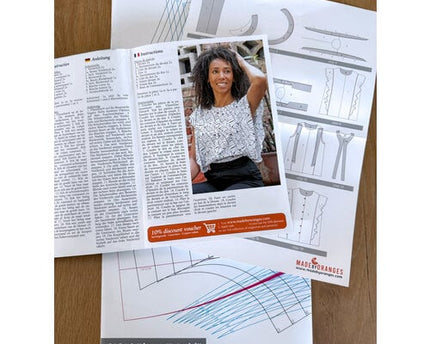 My Image S1310 Blouse “Muriel” naaipatroon