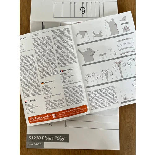 My Image S1230 Blouse “Gigi” naaipatroon