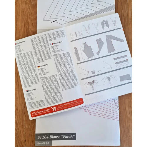 My Image S1264 Blouse “Farah” naaipatroon