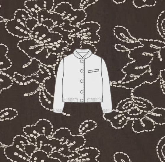 Naaipakket Jutta Bomberjack (Paeonia Embroidery)